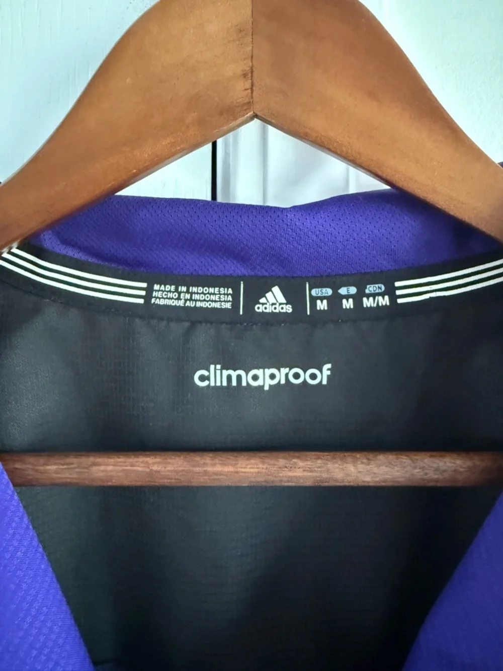 adidas Black & Purple Weber State ClimaProof Quarter-Zip Windbreaker